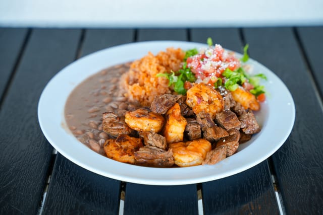 Surf and Turf Fajita.