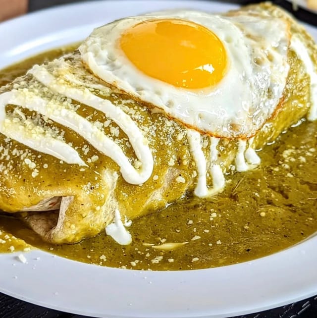 Surf City Breakfast Burrito.