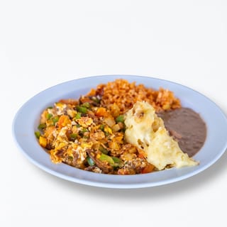 Machaca and Egg Breakfast Plate