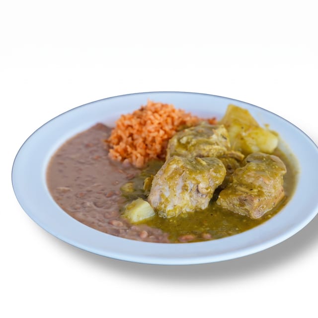 Chile Verde Combo Plate.