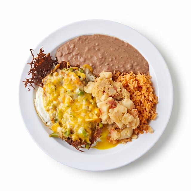 Huevos Rancheros Breakfast Plate.